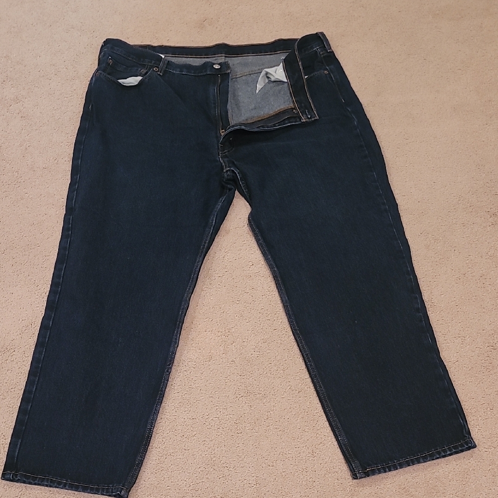 Levi's Men's Relaxed Fit Dark Blue Jeans